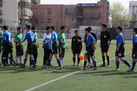 我校首次参加北京市足球传统校比赛获优异成绩